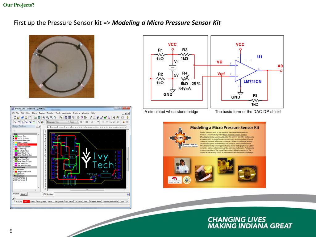 Using Arduino Uno and LabView to Learn MEMS Concepts Circuit Diagram